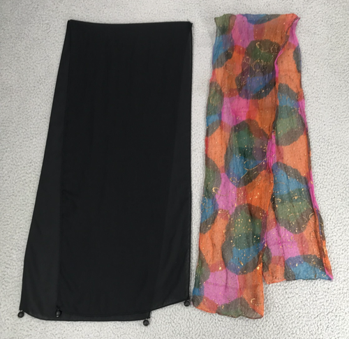 Schulterfreies Midi ausgestelltes Kleid ca. Gr. L Taschentuchsaum schwarz Spitze - Bild 8 von 15