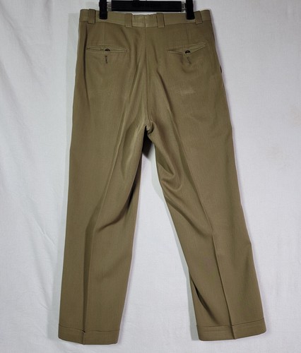 Innocenti for Tom James Pants Mens 32 x 28 Olve Double Plead Front Straight - Picture 2 of 8