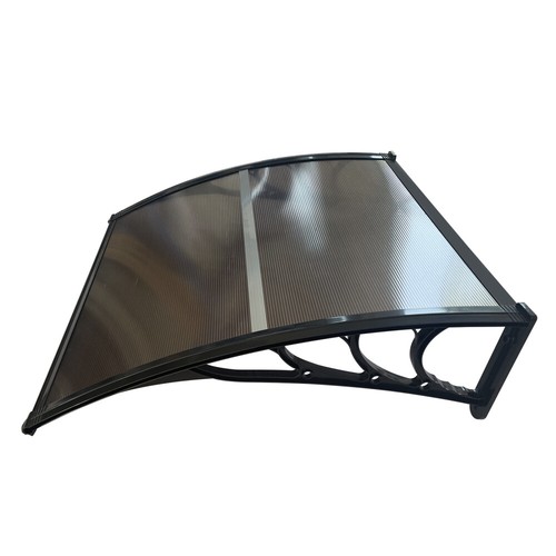 Door Canopy Awning Window Canopy Patio Porch Awning Rain Shelter CoverBrownColor - Picture 10 of 47