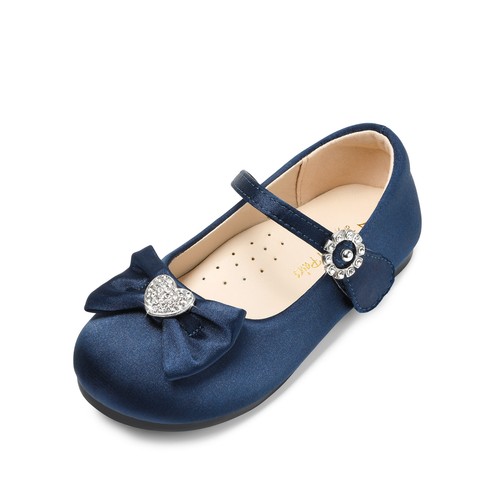 Girls Flat Shoes Rhinestone Ballerina Flats Wedding Party Shoes Mary Jane Flats - Picture 15 of 15