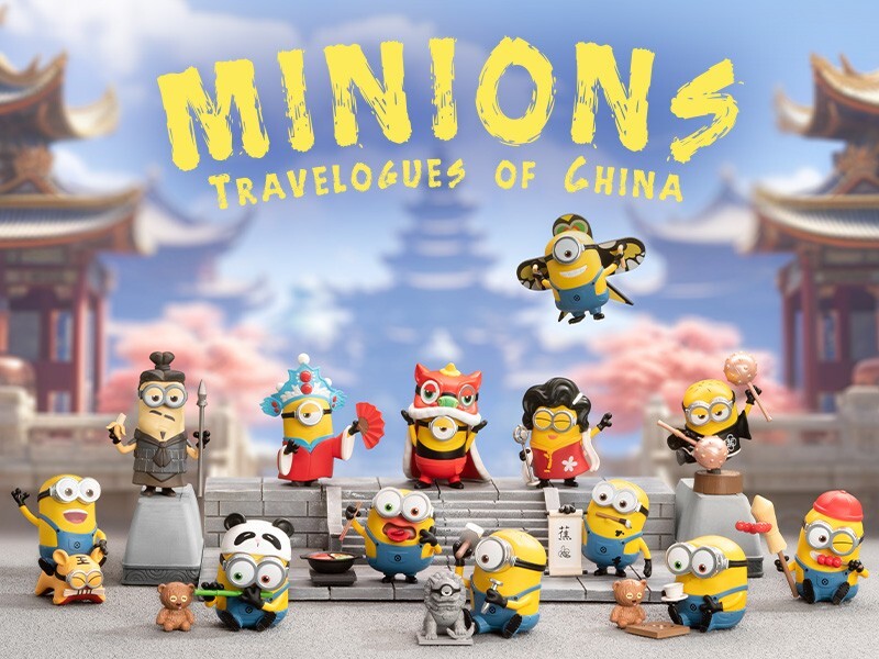 Pop Mart Minions Travelogues of China Series 12 Figures Assorted