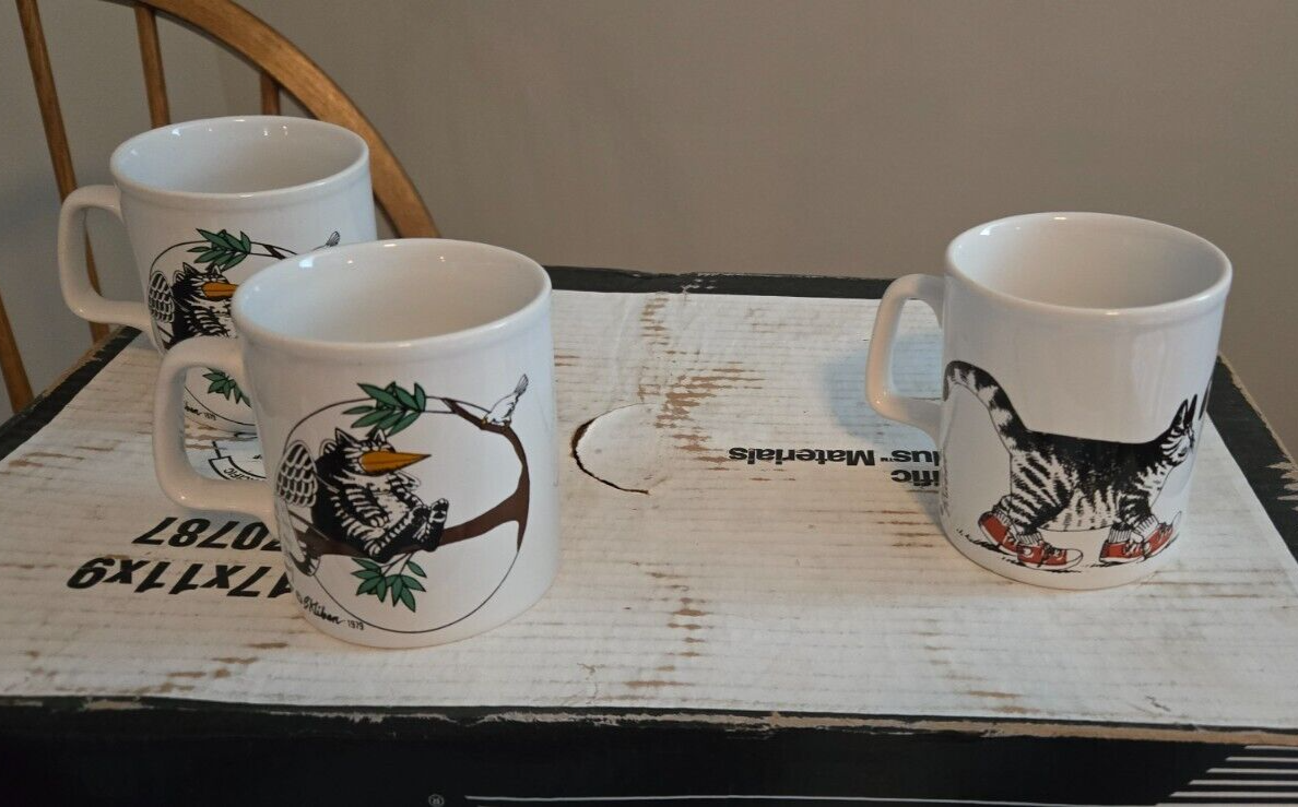 【356】クリバンキャットB Kliban Cats 食器４点セット お皿 美品 Kliban Cat Mugs –YOUR CHOICE PICK 2 – Lot of 2 | eBay