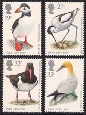GB MNH STAMP SET 1989 RSPB Centenary SG 1419-1422 UMM