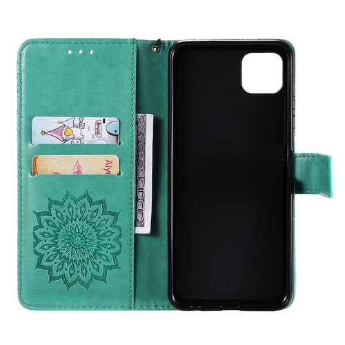 Flower Pattern PU Leather Flip Wallet Case Cover for Samsung S21 S20 S9 S10 Plus - Picture 7 of 20