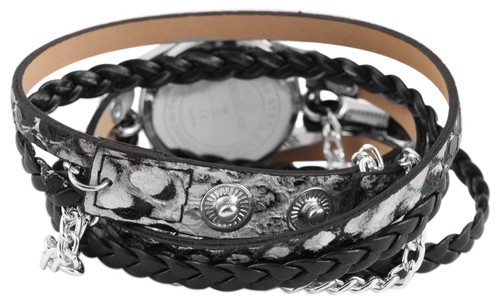 Excellanc Montre Femmes Montre Aspect Drapé Fille Analogue Montre Cadeau Fer - Bild 3 von 3