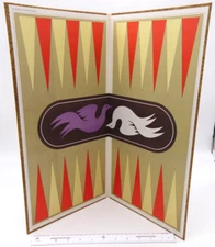 1975 Backgammon Board Game Replacement Board Part Only Selchow & Righter