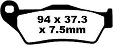 EBC SFA181 BRAKE PAD SFA SERIES ORGANIC PER SUZUKI UH 125 BURGMAN 2002