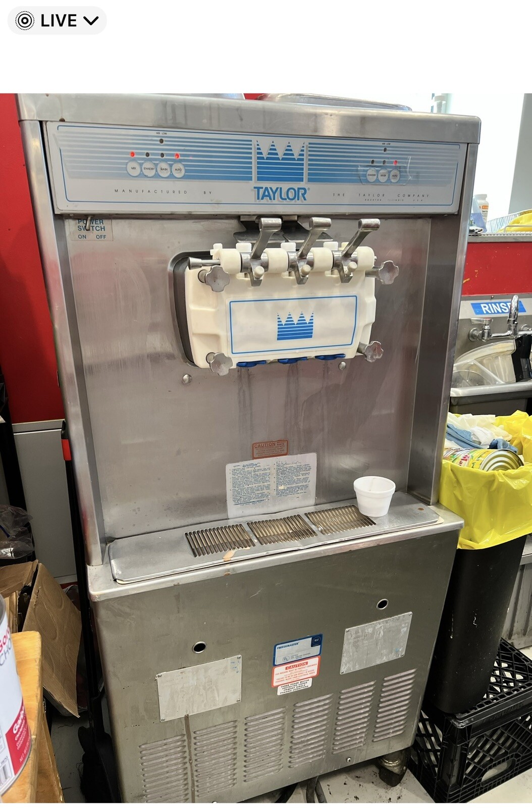 taylor 336 ice cream machine