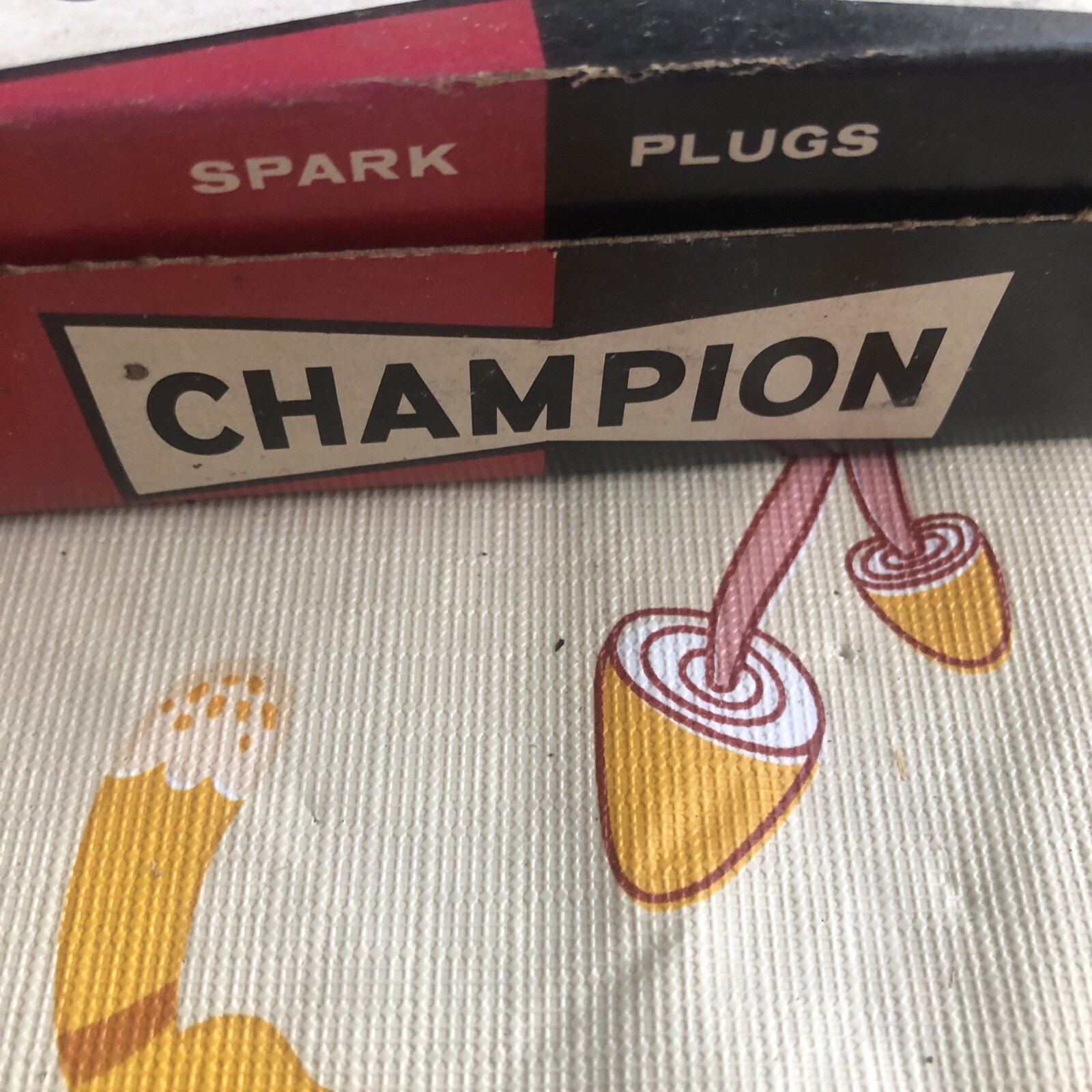 Vintage Champion Spark Plugs In Box Nos Display BL7Y eBay