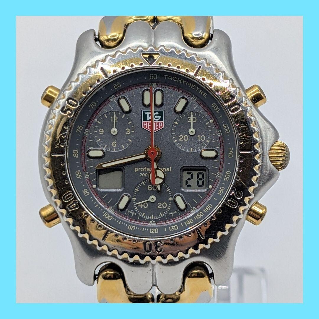 TAG HEUER S / el Senna model CG1122-0 Chronograph gray Dial Quartz