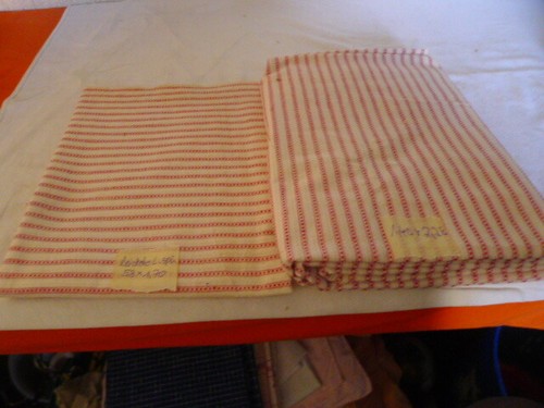 Original 50er Jahre 6 Stücke Baumwollstoff Bauernstoff unbenutzt - Bild 4 von 6