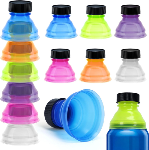 12 Pack Can Covers,Reusable Pop Can Bottle Tops Lids for Soda Carbonated Drink B - Picture 12 of 12