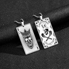 Playing Card Pendant Necklace Gifts For Teens Kids Women Men Decor