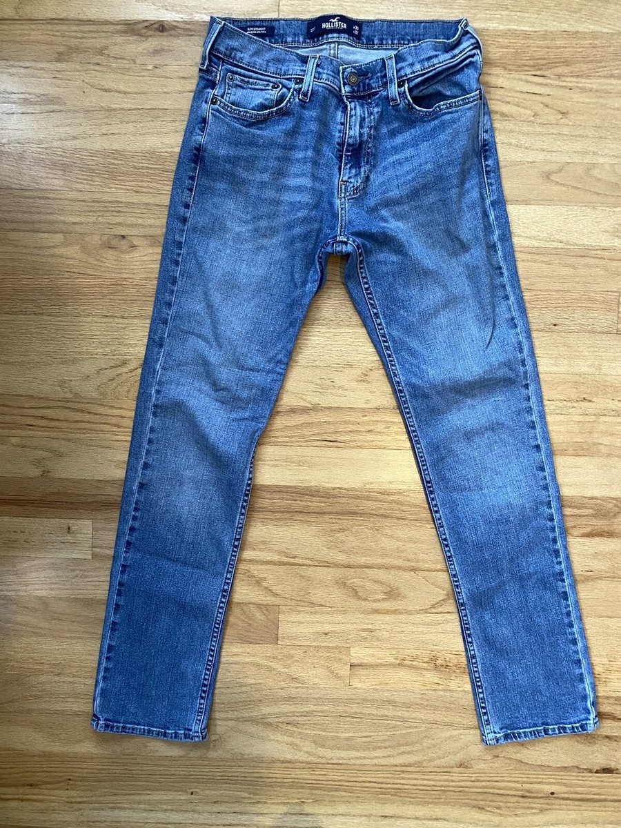 Hollister Epic Flex slim Straight Denim Jeans Mens Size W29” L32 - Technical View