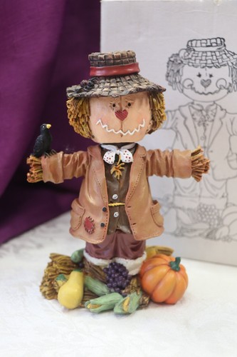 Halloween-Fall Scarecrow Bobblehead 6.5" - 第 1/8 張圖片