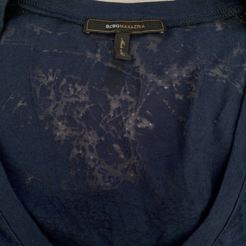 NEU OHNE ETIKETT BCBG DAMEN CAMISOLE WIE MEDIUM SHIRT ROYALBLAU BLUMEN-/KARTENDRUCK - Bild 2 von 24