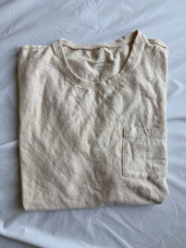 J. Camiseta Crew Mezcla Cáñamo Mediana $95 - Imagen 2 de 4