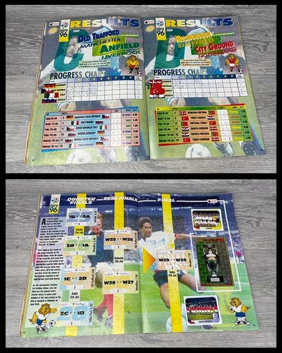 Merlin UEFA Euro 96 Football Sticker Album, Missing 7 Sticker, 98% Complete , - Picture 11 of 22