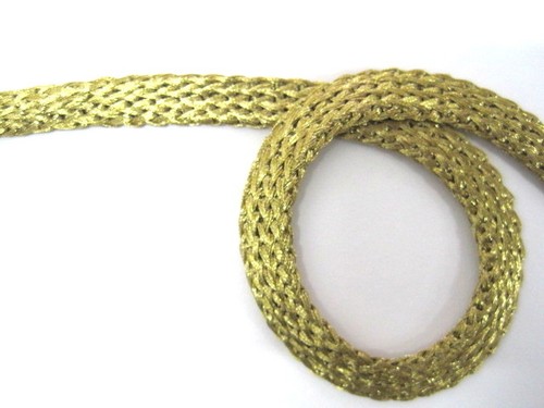 1m Borte Flachlitze Gold und Silber Farbauswahl - Bild 4 von 7