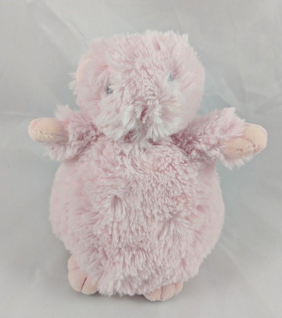 Baby Aurora Pink Animal Plush Rattle 5" Stuffed Animal toy Baby Aurora Pink Animal Plush Rattle 5" Stuffed Animal toy