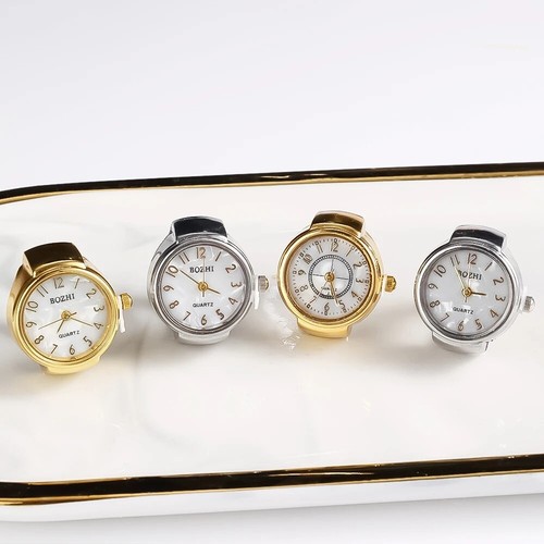 Fashionable Unisex Watch Ring Stylish Quartz Ring for Parties Everyday Use Gift - Picture 18 of 28