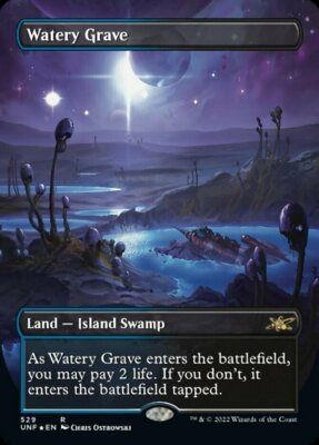 m1304 Foil 415 旧枠 湿った墓 Watery Grave Watery Grave (Retro Frame) | Ravnica Remastered - Retro