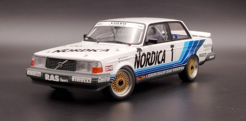 1:18 AutoArt 1986 Volvo 240 Turbo #1 Cecotto, modello Lindstroem NO SCATOLA - Foto 9 di 11