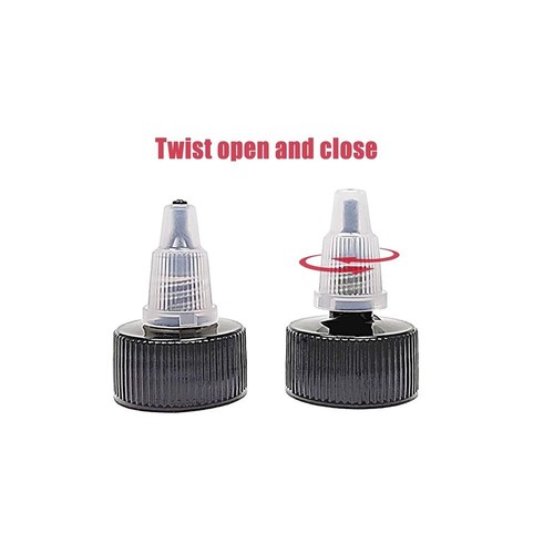 12pcs Plastic Bottle Cap Black Replacement Caps Twist Top Caps Crafts - Picture 12 of 12