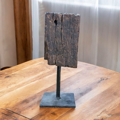 Antique Wooden Bracket Carving On Stand - Picture 4 of 4