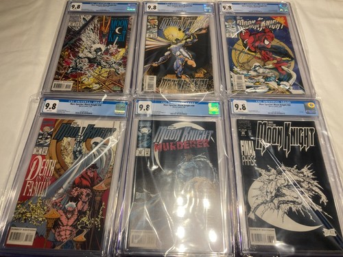 Caballero Luna 55 56 57 58 59 60 CGC 9,8 páginas blancas completas Stephen Platt Run - Imagen 21 de 21