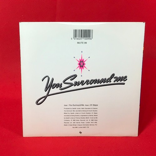 ERASURE You Surround Me 1989 UK 7" vinyl single 91 Steps original 45 MUTE99 - Picture 2 of 4