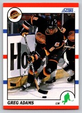 1990-91 Score - #240 Greg Adams