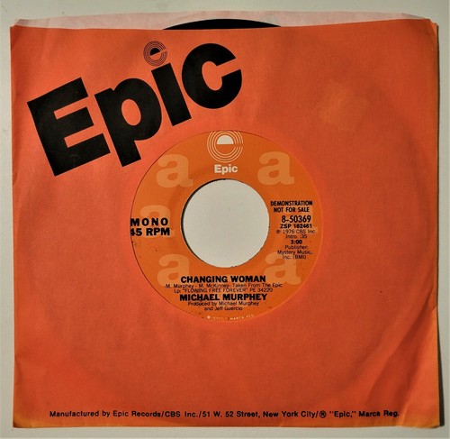 Michael Murphy  Changing Woman  Mono/Stereo  ""Promo"  NM - Picture 3 of 3