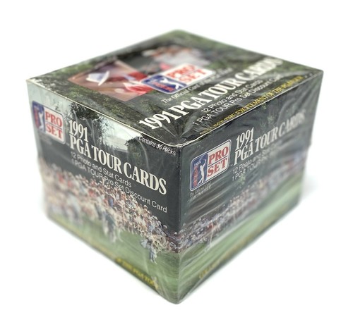1991 PGA Tour Cards Pro Set Sealed Trading Card Box - Picture 2 of 4