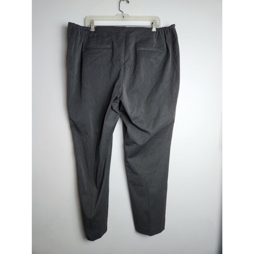 NWT Talbots Women Grey Straight Leg Mid-Rise Trouser Pants size 20W - Picture 7 of 10