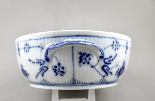 ROYAL COPENHAGEN BLUE FLUTED PLAIN VEGETABLE TUREEN DISH & COVER 283 1ST MINT! - Picture 8 of 15