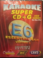 CHARTBUSTER ESSENTIAL SUPER CD G Vol-6 450 Tracks Playable on CAVS System or PC