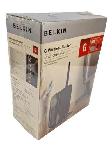 Belkin F5D7234-4 54 Mbps 4-Port Wireless G Router - Brand New! - Picture 4 of 5