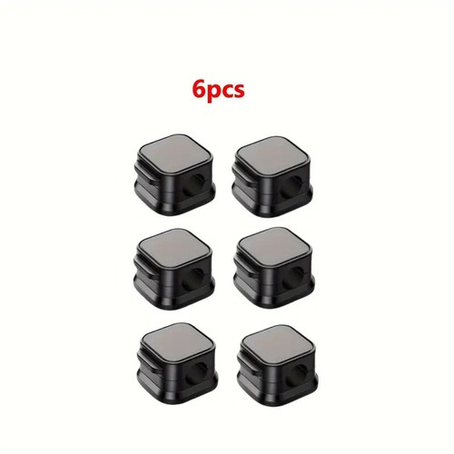 6x Selbstklebende Kabelmanagement Clips Elektrischer Kabelhalter Organizer - Bild 2 von 9