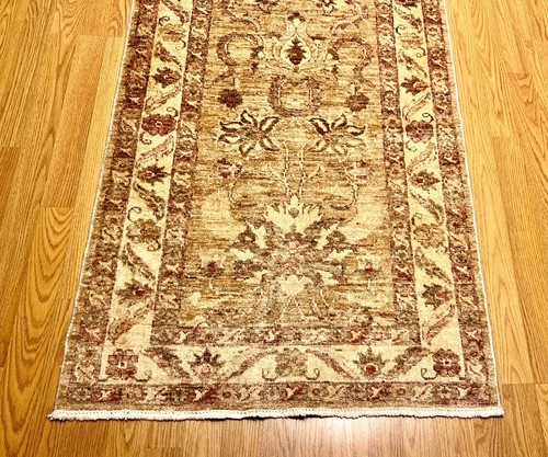 2,7 x 11,4 FUSS HANDGEFERTIGTER ZIEGLER HALL LÄUFER - vegetarbt handgesponnen feine weiche Wolle - Bild 4 von 15