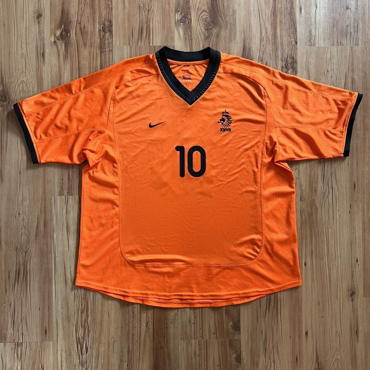 Nike 2000-02 Netherlands Home Jersey Bergkamp #10 SZ XXL | eBay