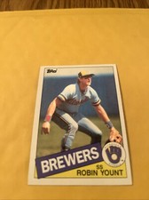 1985 Topps Robin Yount Milwaukee Brewers Ex # 340