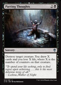 Parting Thoughts x4 - Commander 2016 - NM-Mint, English - Commander 2016