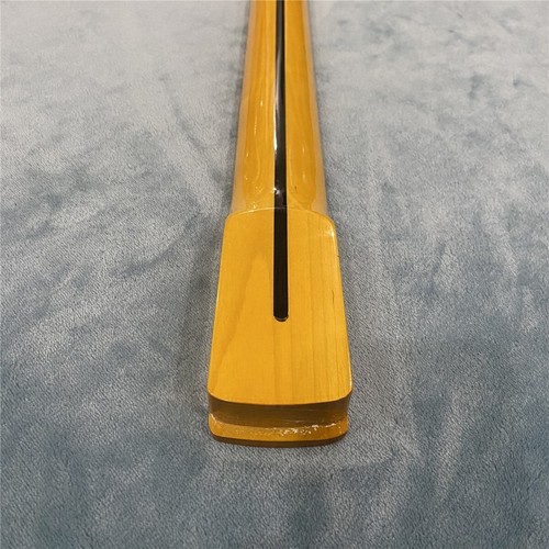 Full Scalloped Reverse Big Head Maple Electric Guitar Neck 22 Fret Yellow Glossy - Picture 10 of 10