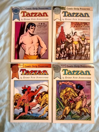Tarzan #1-4 4 Bücher Lot - Bernie Hogarth, Russ Manning, Gil Kane '86 Erstdrucke