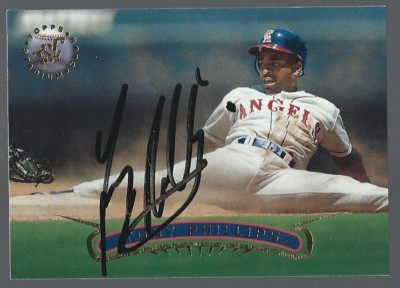 1996 Stadium Club baseball #434 Tony Phillips IP autograph signed card