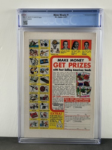 Mister Miracle #1 CGC 9.2 1971 - Picture 3 of 3