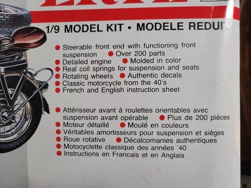 Ertl 1/9 BMW R-75 Motorrad mit Beiwagen WP235 NOS - Bild 4 von 15