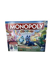 Hasbro Monopoly Discover 2-Sided 2 Levels Gameboard for Family Game Time Ages 4+