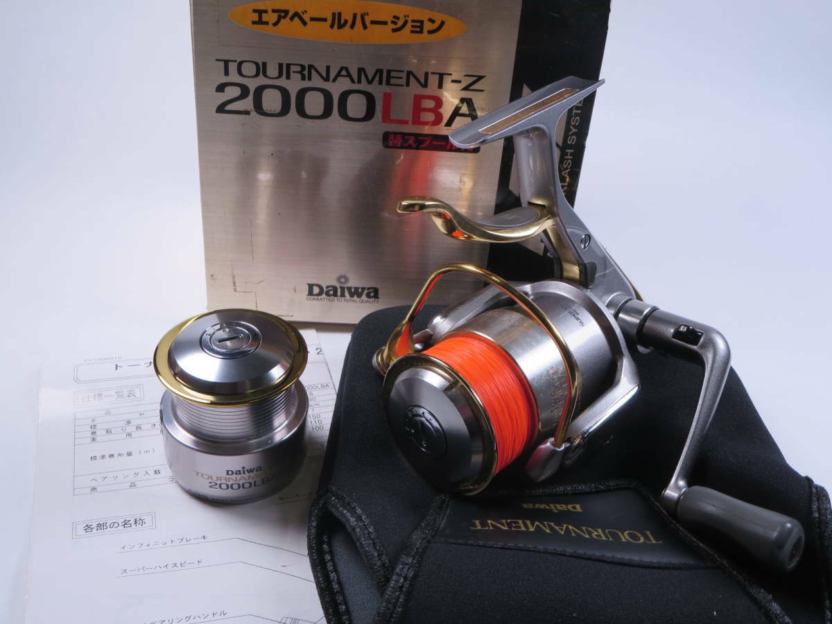 Con extra Cocherete Daiwa Tournament Z 2000 LBA torneo-Z Guante Ride Palanca Con extra Cocherete Daiwa Tournament Z 2000 LBA torneo-Z Guante Ride Palanca